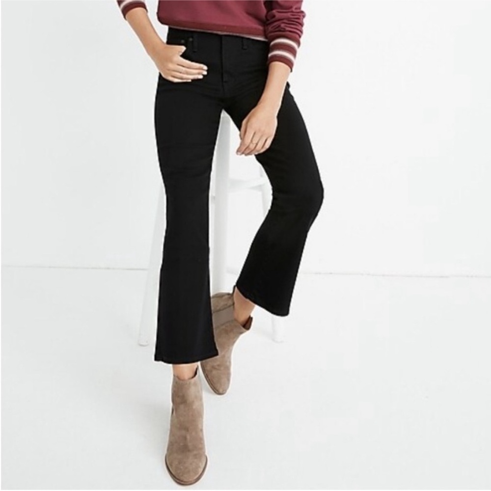 Madewell Black Flare Jeans